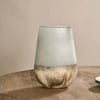 nkuku Ngolo Recycled Glass Vase | Vases & Planters | One Size | Smoke