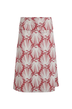 Weird Fish Malmo Printed Jersey Skirt Desert Rose Size 8