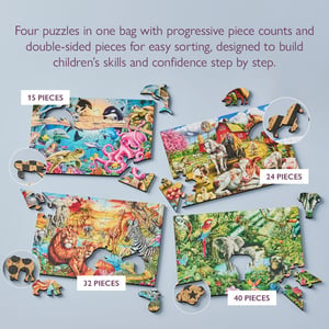 The World of Animals - Multipack Puzzle