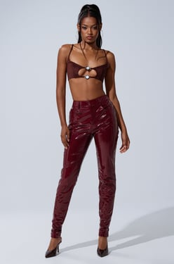 AKIRA On Fire Faux Leather Legging | Size 1X