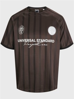 Jack & Jones Cover Retro Football Tee - Seal Brown - M