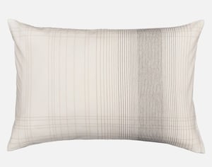 QE Home Mitchell Pillow Sham, Geometric, White, Queen