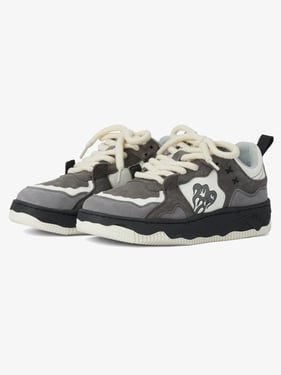 Monochrome Shadowwave Heavy-Duty Street Sneakers-1507 - Grey / 47