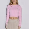 The Exclusive Cable Knit Rose Sweater Pink
