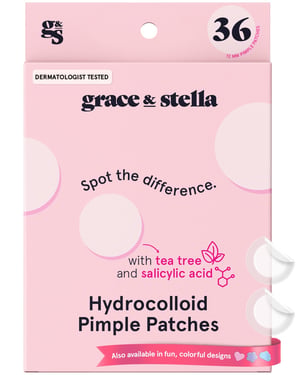 hydrocolloid pimple patches - 36 Pack / Round