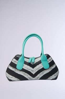 AKIRA Wild One Zebra PU Purse | Black