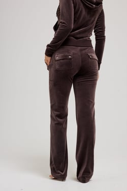 JAVA CLASSIC VELOUR DEL RAY POCKETED BOTTOMS - XXXL / Brown