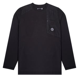 ST95 L/S Pocket Tee Black