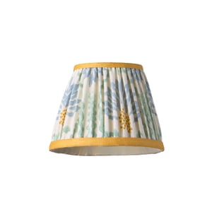 18cm pendant shade in Beryl 'Palmette' linen by Ellen Merchant