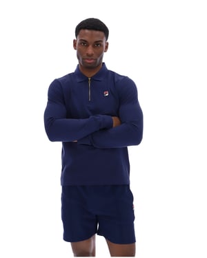 Emiliano Long-Sleeve Polo - 3XL