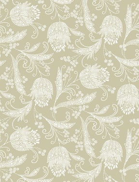 Eleanor Rigby' Wallpaper by Wallshoppe - Safari - Traditional / 27 in. x 27 ft.
