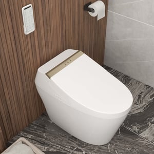 Hynova AX6 Set of 2 Elongated Smart Toilet Floor Mounted Automatic Toilet Self-Clean