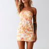 It's Heating Up Mini Dress Yellow