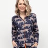Taylor Womens Leopard Print Pyjama Top - 24