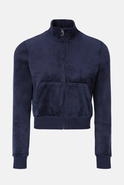 NIGHT SKY BLUE CLASSIC VELOUR TRACK TOP - XL / Navy