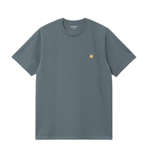 Carhartt WIP S/S Chase T-Shirt Cozy Blue / Gold
