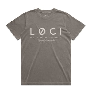 CØRE WOMEN'S VINTAGE-WASH T-SHIRT - GREY - XL