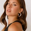 Neat Finishes Earrings Gold