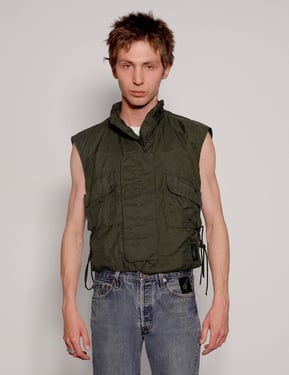 Ex Military Flak Jacket in Khaki