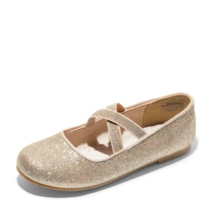 DREAM PAIRS Girl s Elastic Strap Rhinestone Ballerina Flats