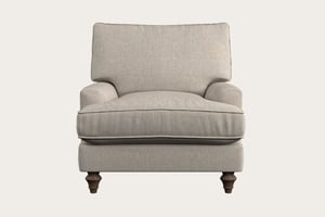 nkuku Marri Armchair | Make To Order | Brera Linen Natural | No Colour