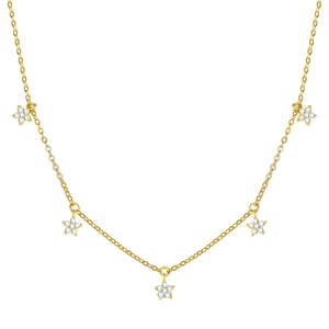 Bloom Charm Necklace Sterling Silver