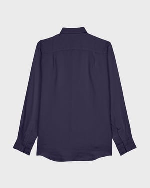 Vilebrequin - Men Linen Shirt Solid - Shirt - Caroubis - Blue - Size XXXL