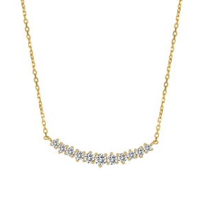 Tennis Glow Necklace Sterling Silver