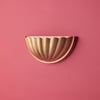 Larger St Jacques wall light in brass