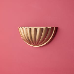 Larger St Jacques wall light in brass