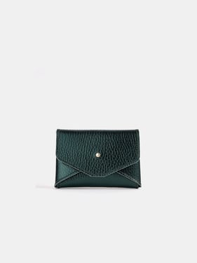 The Mini Purse - Metallic Emerald