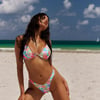 Vibrant Fields Swim Bottom Print