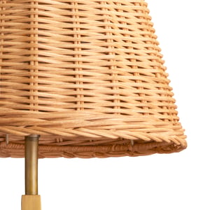 30cm straight empire shade in natural rattan