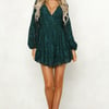 Hit The Mark Dress Teal