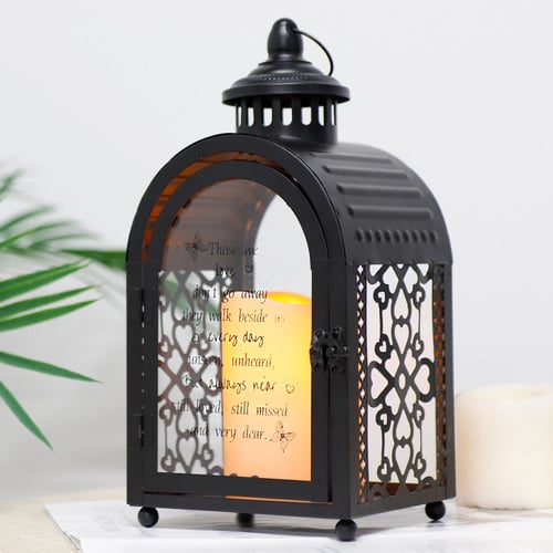 11'' High Memorial Lantern(Black)