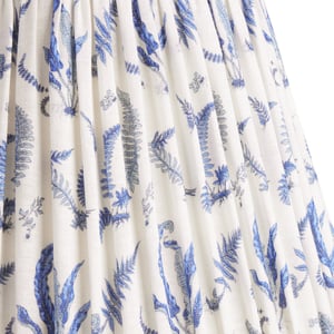 45cm straight empire shade in jubilee Ferns linen by GP & J Baker