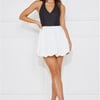 The Jet Set Halter Mini Dress White