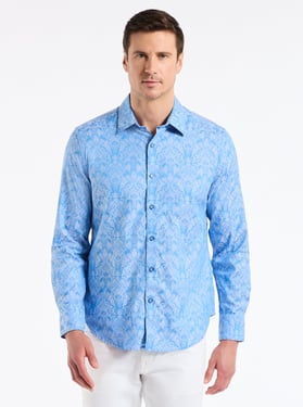 Robert Graham Highland Long Sleeve Button Down Shirt Tall