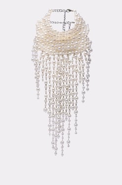 AKIRA Polly Pearl Statement Necklace