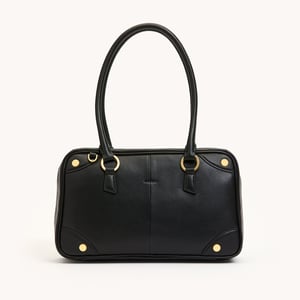 Hammitt Meredith Black Brushed Gold Med