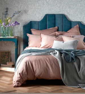Dusty Pink Super Soft 100% Cotton Fitted Sheet