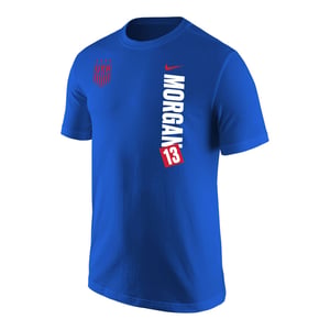 Men's Nike USWNT Vertical Morgan Royal Tee / 2X