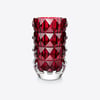 Louxor Round Vase M - Red | Baccarat