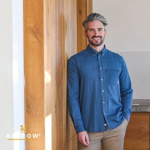 Kenrow Keenan Denim Shirt Mid Blue