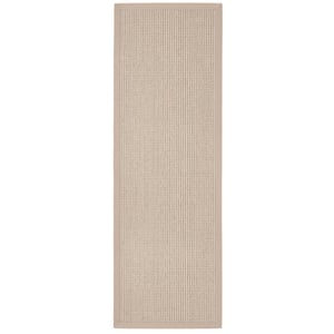 Sisal Boucle Beige Runner - 67x200cm