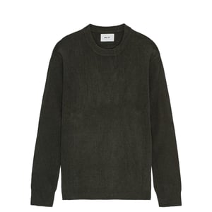 NN07 Danny Lightweight Knit Dark Army