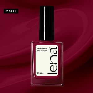 LENA Matte Breathable & Water-Permeable Halal Nail Polish - A Wardrobe Affair - LE67