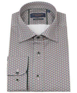 Long Sleeve Geometric Print multi