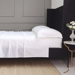 Audrey Ruffle Cotton Percale Sheet Set