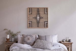 nkuku Katong Textured Wall Art | Decorative Accessories | One Size | Grey